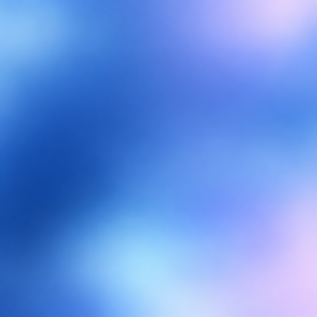 Soft blurred blue, lilac and cyan gradient background